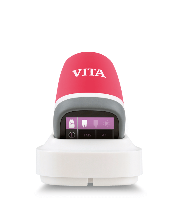 View of the Vita Easyshade from the side and onto the user interface