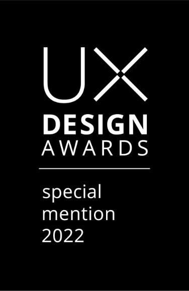 Winner of the UX Design Awards 2022