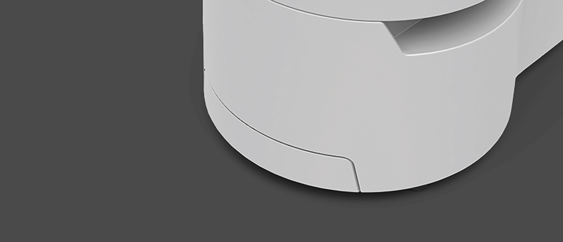 Eine Nahaufnahme des Ofens zeigt Details des Industrial Designs des Vita Smartfires